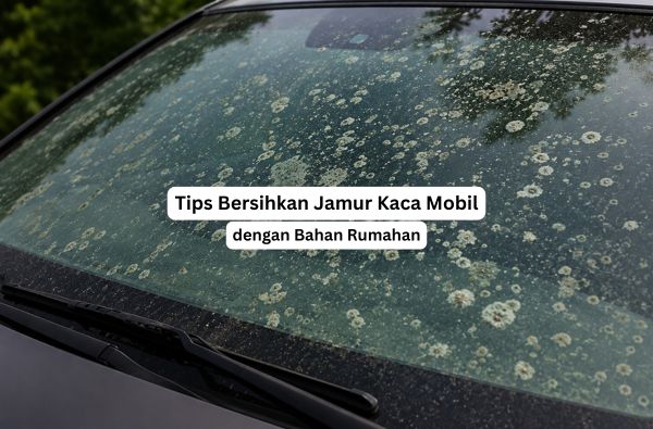 Bersihkan jamur kaca mobil